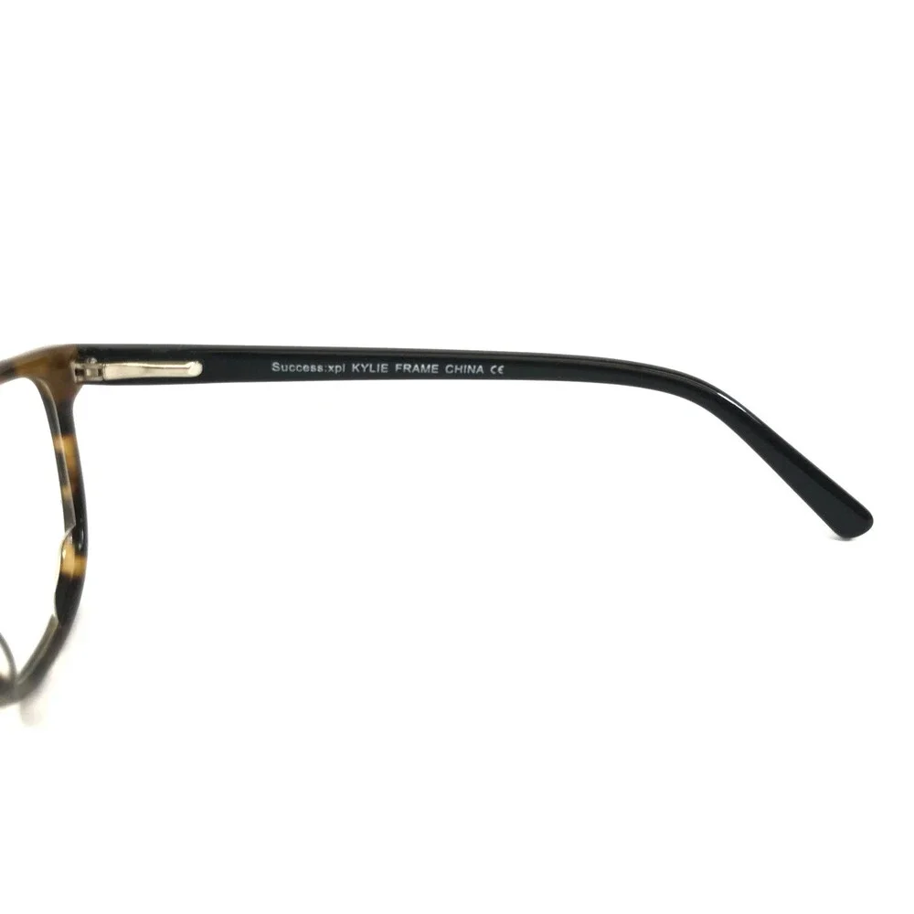 Success Eyeglasses Frames KYLIE TORT Tortoise Black Cat Eye Full Rim 52-15-140